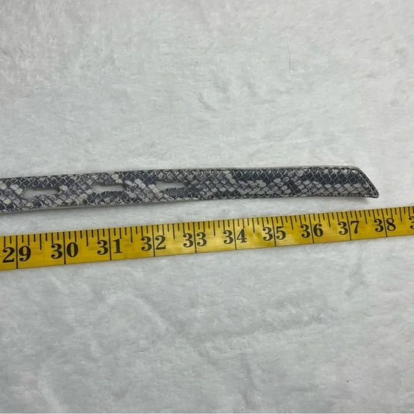 Carlisle Belt Reptile Leather Gold Hardware Made in Italy XS/S - Picture 8 of 8